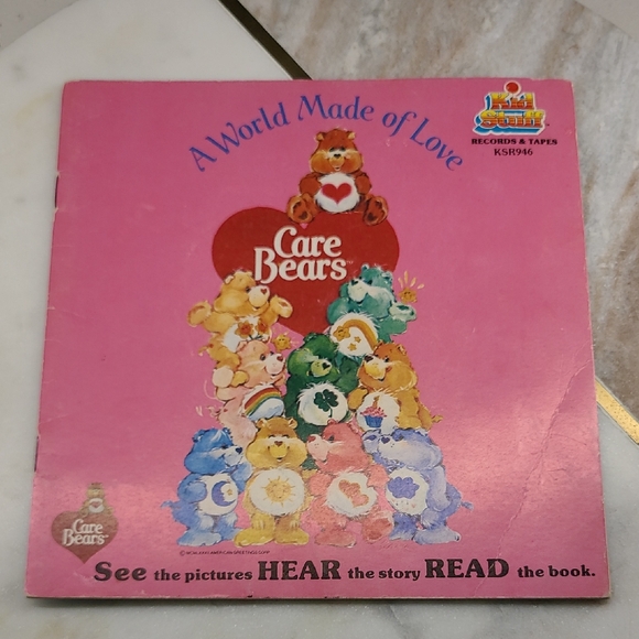 Care Bears Other - Vintage Care Bears A World Made of Love Book